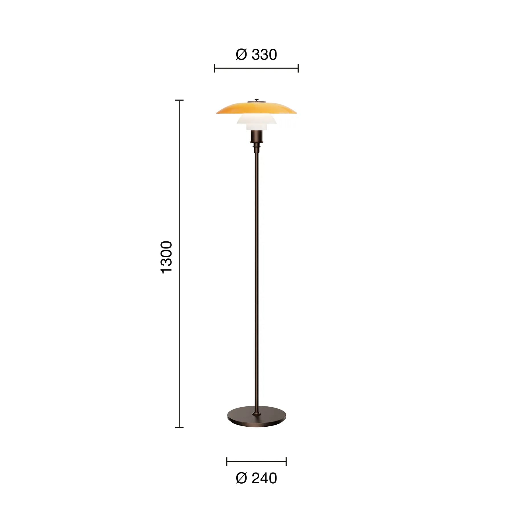 PH 3½-2½ Golvlampa Jubileumsutgåva