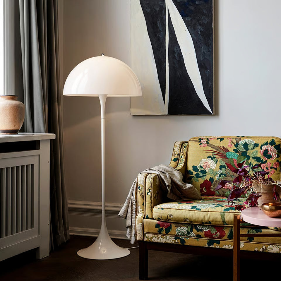Louis Poulsen Panthella Golvlampa Vit – Visningsmodell