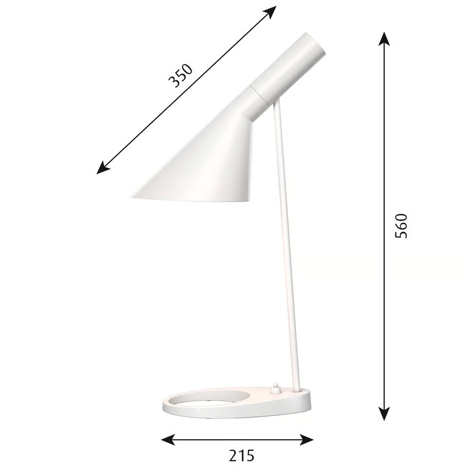 Louis Poulsen AJ Bordslampa Vit – Visningsmodell