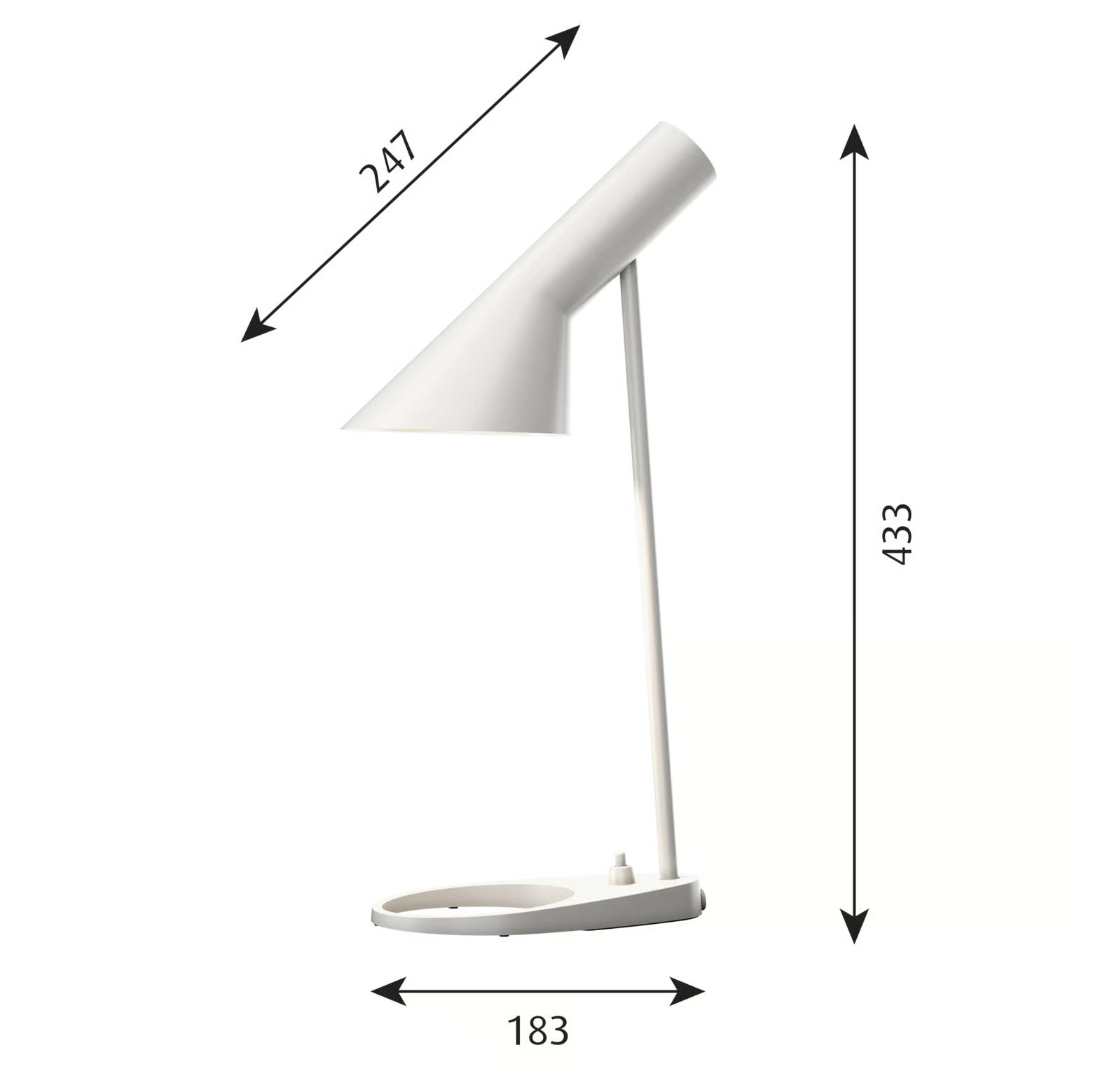Louis Poulsen AJ Mini Bordslampa – Visningsmodell
