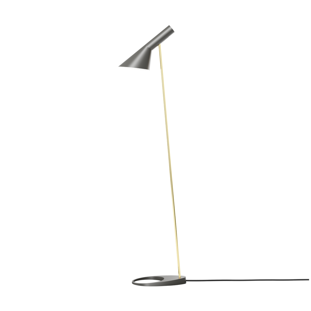 Louis Poulsen AJ Gulvlampe Brass/Warm Grey