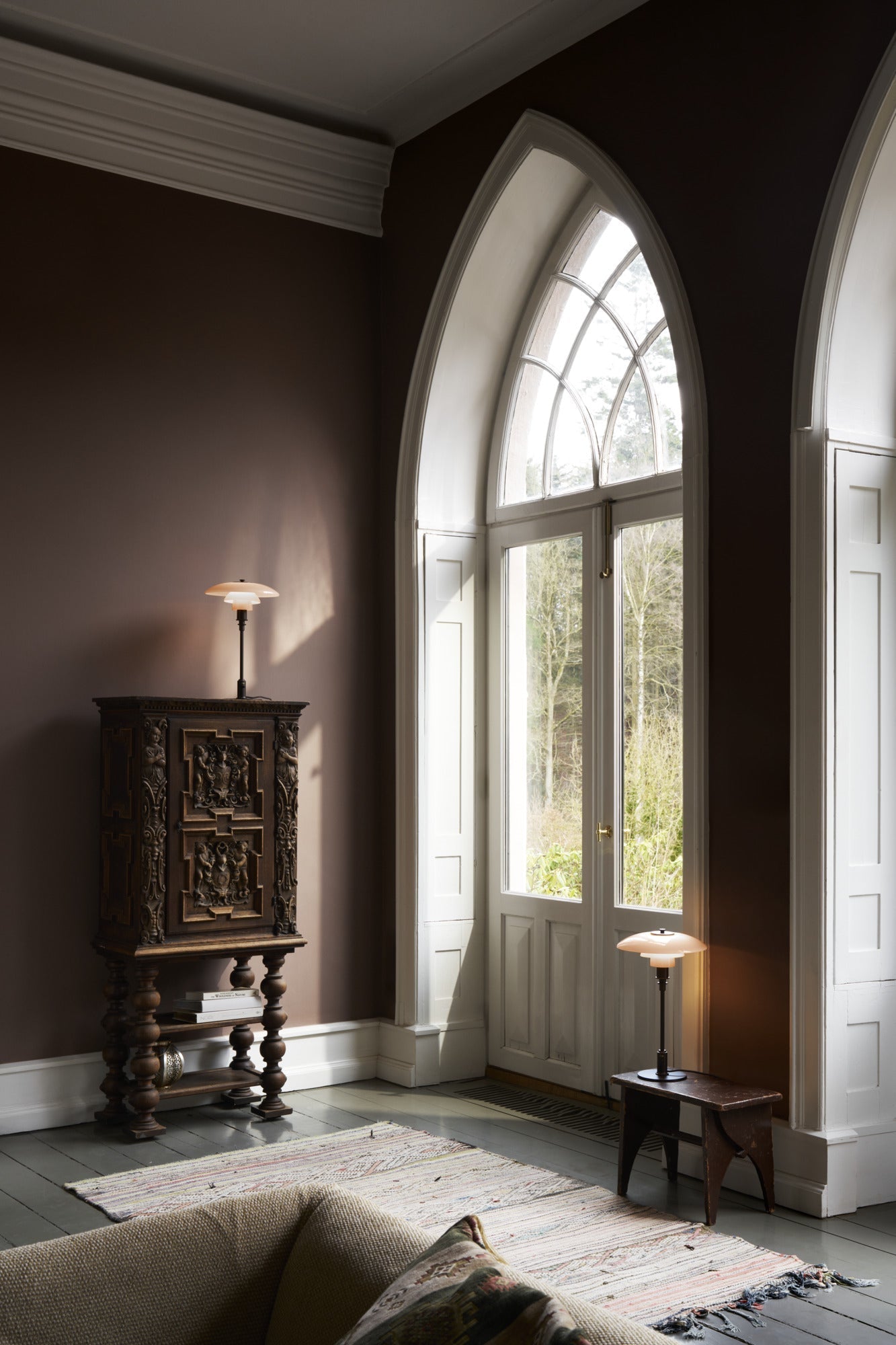 Louis Poulsen PH 3-2 Bordlampe - Dusty terracotta - limited edition 2025