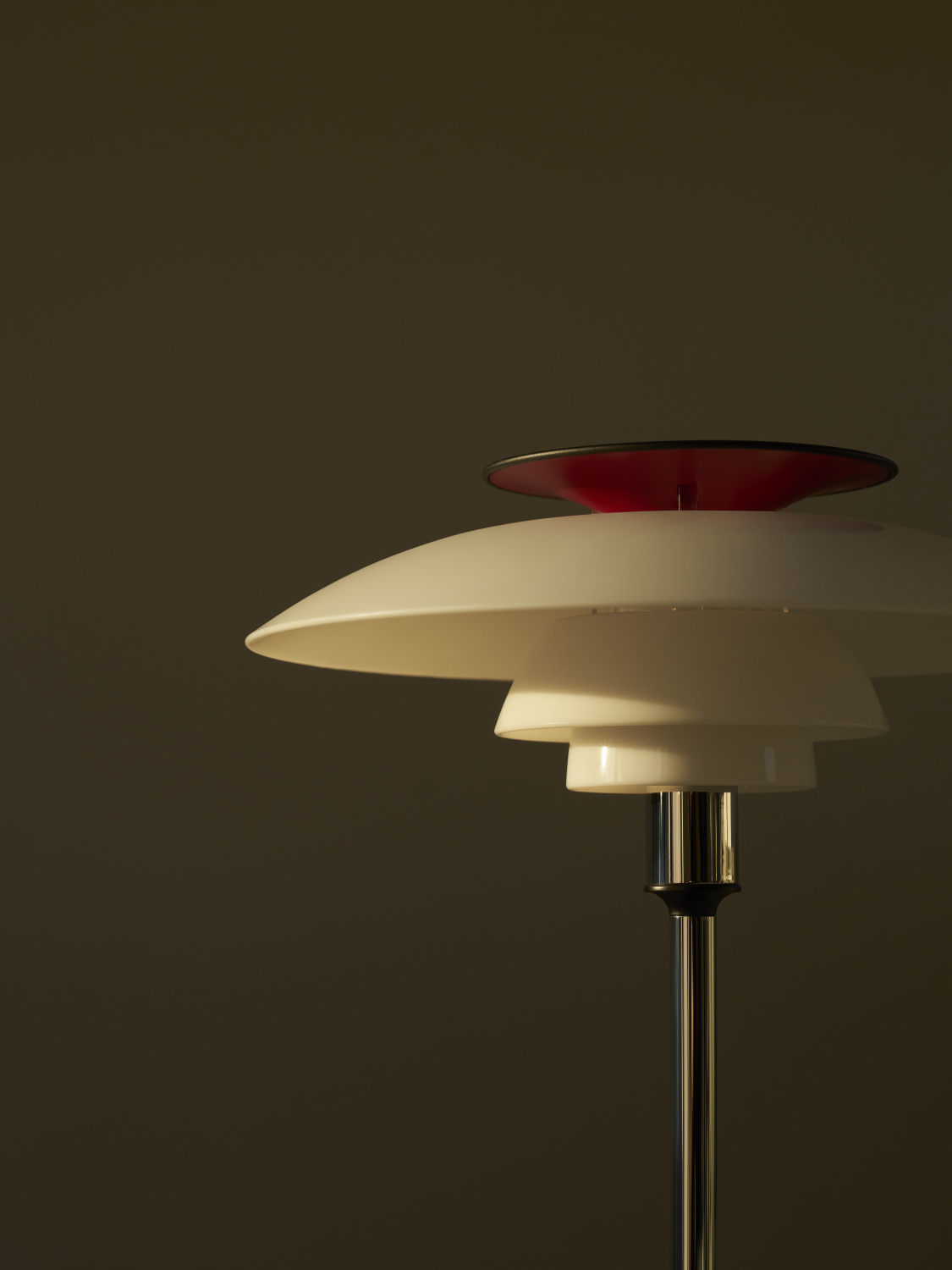 Louis Poulsen PH 80 Portable Lampe Opal White/High Lustre Chrome Plated