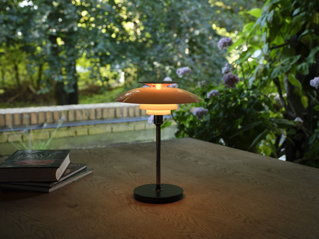Louis Poulsen PH 80 Portable Lampe Opal White/High Lustre Chrome Plated